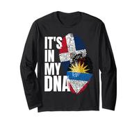 Antigua Plus Dominican Mix Dna Bandiera Heritage Maglia a Manica