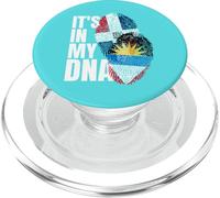 Antigua Plus Dominican Mix DNA Bandiera Heritage PopSockets PopGrip per MagSafe