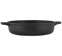 Home Granchef Tegame, Rivestimento Antiaderente con 2 Manici, Rotonda, Alluminio Pressofuso, Nero, 26 cm