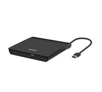 Antika Registratore DVD/CD esterno USB 3.0 portatile design ultra sottile, lettore DVD/CD con capacità di correzione degli errori, compatibile con WIN98/XP/WIN7/WIN8/WIN10/XP/Mac OS 8.6