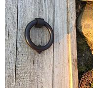 Antikas - Battenti in ferro massiccio, accessori antichi monastero battente porte medievali