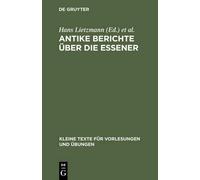 Antike Berichte Über Die Essener (Copertina rigida)