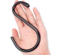 Antimbee Gancio a S Grandi, 12 Pezzi Ganci S per Appendere, Ganci a S in Metallo Resistente, Anti Ruggine Multifunzione per Utensili da Cucina, Ufficio, Armadio, Bagno, Camera, Officina, Giardino