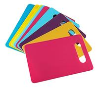 Antimicrobico Tagliere Plastica Taglieri Cucina Set Plastica Taglieri in plastica senza BPA Set di taglieri flessibili Antibatterico Antiscivolo per Pesce Carne Verdura Frutta 5 pezzi 5 Colori