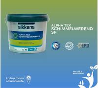 ANTIMUFFA SIKKENS ALPHA TEX SCHIMMELWEREND SF IDROPITTURA RESISTENTE ALLE MUFFE