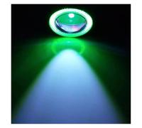 Antinebbia Anteriore 2,5 Pollici Angel Eyes Halo Ring 12v Auto Modificata Faro Lampadina Proiettore LED COB Auto DRL Fendinebbia Lampada Fendinebbia Anteriore(Green-1pc)