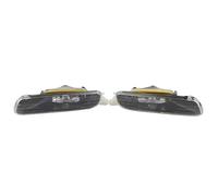 Antinebbia Anteriore Per BMW Serie 3 E46 4 Porte 1999-2001 1 Coppia Sinistro Destro Fendinebbia Luci Guida Copertura LED Luce Diurna Per Auto Nessuna Lampadina Fendinebbia Anteriore