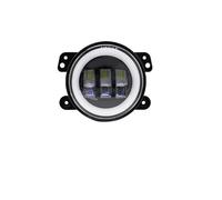 Antinebbia Anteriore Per Jeep Per Wrangler JK TJ LJ Per Grand Per Cherokee 60W 4 Pollici LED Fendinebbia Con Anello Alone Bianco DRL Ambra Indicatore Di Direzione Fendinebbia Anteriore(1pcs1)