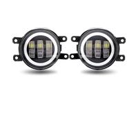 Antinebbia Anteriore Per Toyota Per RAV4 Per Yaris Per Venza Per 4Runner Per Highlander 2006-2017 Fari Fendinebbia A LED Da 3,5 Pollici DRL Halo Ring 12V Fendinebbia Fendinebbia Anteriore