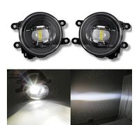 Antinebbia Frontali Set LED Per Toyota Avensis 15-19 Nero Ultra Luminoso Bianco