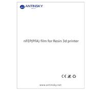 Antinsky nFEP Film 220 * 310mm 1pc Pellicola a rilascio PFA Migliora la percentuale di successo di stampa per stampante 3D in resina LCD Phrozen Sonic Mighty 8k, 8ks ecc. Aggiornato da FEP