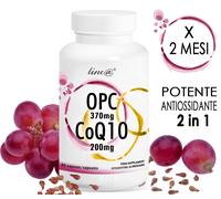 Antiossidante OPC e CoQ10 Line@ | OPC semi d'uva e Coenzima Q10 Alto DOSAGGIO