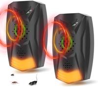 Antiparassitario ad ultrasuoni, protezione zanzare elettronica, Rodent Repellent Plug in Pest Control per insetti, repellente per ratti, modalità silenziosa, non tossico, senza radiazioni