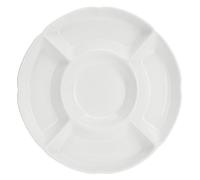 Antipastiera rotonda set aperitivo La Porcellana Bianca cm27