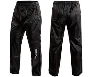 Antipioggia Antiacqua Anti Vento Impermeabili Pantaloni Foderato Moto Nero M