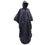 Antipioggia per Carrozzina Disabili, Poncho Riutilizzabile | Poliestere, Blu Navy, Portatile e Comodo, per Viaggi e Attività All'aperto