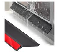 antipioggia per finestre 5,5cm di larghezza Deviatore per acqua piovana sopra la finestra, Autoadesivo Finestra/porta Bordo antigoccia Esterno Gomma Guarnizione per esterni(L 1.5m/4.9ft)