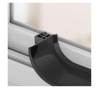 antipioggia per finestre Striscia deflettrice per pioggia per finestre interne, Autoadesiva Protezione antigoccia per porte Finestra esterna Deflettore barriera acqua(Style A,L 1m/3.3ft)