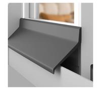 antipioggia per finestre Striscia deflettrice per pioggia per finestre interne, Autoadesiva Protezione antigoccia per porte Finestra esterna Deflettore barriera acqua(Style B,L 10m/33ft)