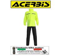 Antipioggia Tuta Impermeabile Acerbis Giacca + Pantalone Moto Scooter