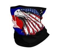 Antipolvere Sciarpa a Tubo,America And Cambodian Flag Eagle,Protezione del Viso Sportiva Headwrap per Bambini Uomo Outdoor 26X30cm