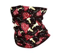Antipolvere Sciarpa a Tubo, Ghetta Red Mushrooms Forest Antivento Sciarpa al Collo per Ciclismo Uomo Sports