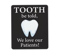 Antipolvere Tappetini Mouse, Tooth Be Told We Love Our Patie Dental Tappetino per Il Mouse Personalizzato Gaming Mousepad per Notebook Casa Laptop