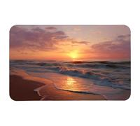 Antipolvere Tappetino per Il Mouse Beautiful Sunset on The Beach Gaming Mousepad Tappeto Mouse 25x30cm per Computer,Laptop,Ufficio