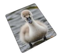 Antipolvere Tappetino per Il Mouse, Cute Little Swan, Superficie Liscia Tappetino per Mouse, Gaming Mousepad, 25X30cm, Notebook, Laptop, PC