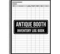 Antique Booth Inventory Log Book: Vintage Booth Organizer for Flea Market, Craft Fair & Reseller Inventory Management, Record Book Ideal for Tracking Inventory, Profit Margin for Each Product