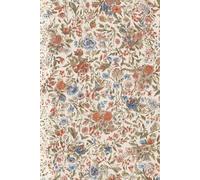 Antique Ditsy Floral Notebook: 100 Lined Pages, 6x9 inch, Aesthetic Small Flower Pattern Journal for Writing