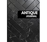 Antique Journal: Old World 8.5x11 Leather Look Vintage Notebook