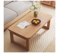 Antique Table with Folding Legs Bamboo Coffee Table Japanese Floor Tea Table Laptop Tatami Table Multifunctional Low Table (Color : Beige, Size : 100x50x40cm)