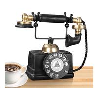 Antique's Telephone Decor - Decorazione da libreria, decorazione per la casa, decorazioni per mensole per soggiorno, scultura estetica, decorazione della stanza, stile retrò, vecchi telefoni sintetici