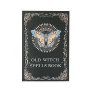 Antiquise Spells Notebook - Vintage Spells Book | Christians Spell Note Book | Diario antico Forniture per streghe Uso per Halloween Decor Booklet Diario vintage per regalo di Natale
