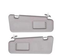 Antiriflesso Set Alette Parasole 74320-48500-B0 Per Toyota Per Highlander 2008-2013 Con Copri Specchietto Per Il Trucco E Visiera Parasole Antiriflesso(Gray a Pairs 2Pcs)