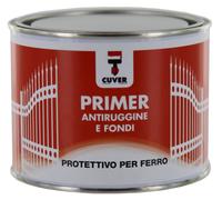 Antiruggine Fondo Ferro CUVER Grigio Rosso PRIMER Supporti Ferrosi 0,25 0,50 2,5
