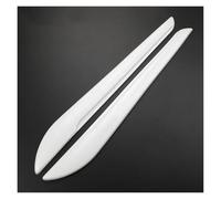Antiscivolo 2 Strisce Anti-collisione Antigraffio Adesive Per Auto Paraurti Anteriore E Posteriore Decalcomanie Per Protezioni Angolari Paracolpi Universali(White)
