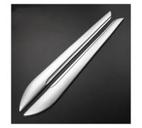 Antiscivolo 2 Strisce Anti-collisione Antigraffio Adesive Per Auto Paraurti Anteriore E Posteriore Decalcomanie Per Protezioni Angolari Paracolpi Universali(Silver)
