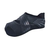 Antiscivolo Atletico Yoga Senza Punta Impugnature Donne Scarpe da Ballo Cinghie Elastiche Scarpe da Balletto Scarpe da Ballo Piede Scarpe da Corsa Donna 12, bronzo, 38.5 EU