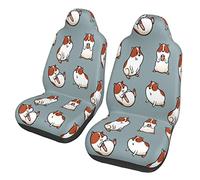 Antiscivolo Cuscino per Sedile Auto Coprisedile Cute Guinea Pig Set Completo di Coprisedili alla Moda Auto Macchina Seat Cover per Veicoli Vari, Auto, SUV, 52X138Cm
