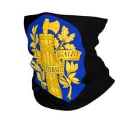 Antiscivolo Fascia per Capelli,Coat of Arms of France French Republic Flag,Scaldacollo Multiuso Sciarpa a Tubo per Outdoor Escursionismo Donna 26X30cm