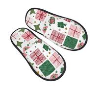 Antiscivolo Pantofole Uomo Christmas Gifts Cute Scarpe da Casa Unisex Scarpe di Cotone per Uomo Inverno Interne M