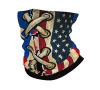 Antiscivolo Sciarpa a Mezza Faccia,America And Puerto Rico Porto Rico Puerto Rican Flag Vintage Combine,Protezione del Viso Elegante Sciarpa al Collo per Adulto Ciclismo Arrampicata 26X30cm