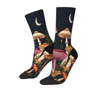 Antiscivolo Sportive Running Calzini 40cm Various Mushrooms Calzettoni Moda Calzini Sportivi per Camminata Correre Donna