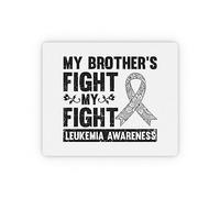 Antiscivolo Tampone per Mouse, Cancer Awareness Leukemia Sickness Cognizance Support Inspirational Tappetino per Il Mouse Bordi Cuciti Gaming Mousepad per PC Notebook Laptop