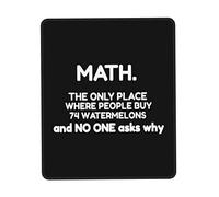 Antiscivolo Tappetino per Mouse, Math The Only Place Where People Tappetino per Il Mouse Antipolvere Gaming Mousepad per Notebook Laptop Ufficio