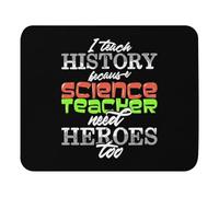Antiscivolo Tappetino per Mouse, Science Professor Appreciation Quotes History Teacher Sassy Tappetino per Il Mouse Bordi Cuciti Gaming Mousepad per Notebook Laptop Computer