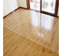 Antiscivolo Tappetino Trasparente,Tappetini Sedie Ufficio Tappeto Protettivo Sottosedia,PVC Tappetino Pavimenti,per Proteggere Parquet, Piastrelle e Pavimenti Duri (50x120cm/19.7x47.2in,1.5mm)