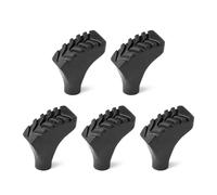 Antiscivolo Walking Stick Pad Caps Escursioni Fine Fondo Stampella Punta Protezioni Testa Walking Gomma Sostituibile Trekking Rod Protezioni